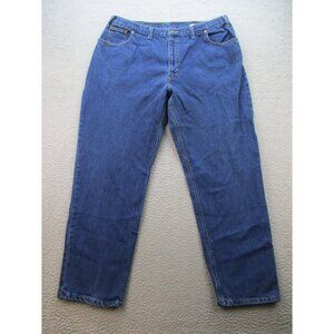 VTG Premium Jeans Mens 40x30 Blue Relaxed Tapered Workwear American USA Made